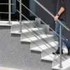 YZNAHRE Edelstahl Treppengeländer 160cm Handlauf Geländer Produktbild-Vorschau 1