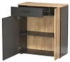 CALICOSY - Buffet haut 2 portes et 1 tiroir L80 cm - Voir les images du produit 6