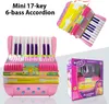 Mini 17-key 6-bass Accordion ABS Material with Buckle Voir les images du produit 1