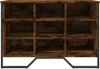 vidaXL Portascarpe in rovere affumicato 90x38x61,5 cm Anteprima dell’immagine prodotto 4