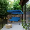Balancelle de Jardin Hollywood Bleu 140x112x150 cm Voir les images du produit 2