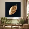 MuchoWow® Poster Blätter - Schwarz und Gold - Luxus - Natur Produktbild-Vorschau 3