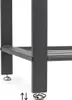 Věšák se sedátkem Loft 183x72x34 cm hnědý Dekorace do Náhled obrázku produktu 11