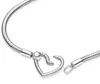 PANDORA damesarmband van sterling zilver met hartvormige Productafbeelding-voorbeeld 8