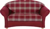 Max Winzer Sofa 2-Sitzer Corona - Flachgewebe rot - Maße: Produktbild-Vorschau 3