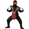 Kinder Kostüm Kombat Ninja in  rot mit Waffenset - Kämpfer, Produktbild-Vorschau 8