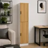 VCM Mehrzweckschrank mit 2 Drehtüren, H. 183 x B. 38 x T. Produktbild-Vorschau 1