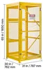 Armoire à bouteilles de gaz SucceBuy 787 x 762 x 1 650 mm, Voir les images du produit 8
