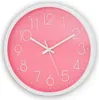 Intirilife Wanduhr in Weiß - Pink mit 30,5 cm Durchmesser - Produktbild-Vorschau 1