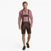 Bohmberg Herren Trachten Lederhose kurz aus echtem Produktbild-Vorschau 6