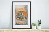 MuchoWow® MuchoWow® Gerahmtes Poster Mancave - Auto - Retro Produktbild-Vorschau 4