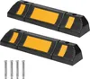 JOIEYOU Radstopper 2 Stück Parkplatzbegrenzung 60x12x10cm Produktbild-Vorschau 1