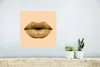 MuchoWow® Poster Lippen - Pastell - Braun 30x30 cm - Produktbild-Vorschau 5
