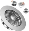 Edelstahl-Afvoerstop 75-87mm 3-in-1 für Küche und Spüle Produktbild-Vorschau 1