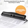 punzonatrice a 4 fori, regolabile, manuale per ufficio, Anteprima dell’immagine prodotto 11