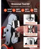 SucceBuy Ösenzange Set mit 900 Ösen, 8mm, 10mm, 12mm – Produktbild-Vorschau 2