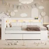 MODFU Kinderbett Polsterbett 90x200 mit USB-Anschluss und Produktbild-Vorschau 3