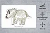 MuchoWow® Schreibtischunterlage Kinderzimmer - Triceratops Produktbild-Vorschau 2