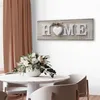 Vlies Leinwandbild - Beloved Home 120x40 cm Text Produktbild-Vorschau 4