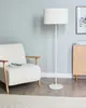 BELIANI Stojací lampa krémově bílá Polyester Terylen železo Náhled obrázku produktu 4