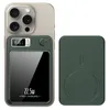 A smartphone with a magnetic wireless power bank attached, and the power bank itself shown separately. Produktbild-Vorschau