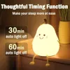 LED Nachtlicht Silikon Birne Touch Nachtlampe USB-Aufladbar Produktbild-Vorschau 5