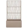A product shot of a planter with a trellis. Voir les images du produit