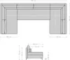 DELIFE Wohnlandschaft Elio XL 400x185 cm Mikrofaser Vintage Produktbild-Vorschau 5