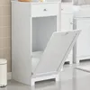 SoBuy BZR21-W Mobile da bagno Cassettone con cesto per la Anteprima dell’immagine prodotto 8