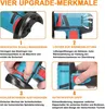 12V Akku-Winkelschleifer, 76mm Schleifscheibe, Kabelloses Produktbild-Vorschau 2