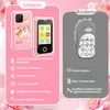 A comparison of two children's phones, highlighting features of one and the lack of features on the other. Produktbild-Vorschau