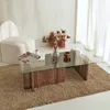 Tavolo da soggiorno Skye Decor in legno e vetro, colore Anteprima dell’immagine prodotto 1