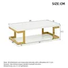 Table basse Merax avec éclairage LED, table de salon en MDF Voir les images du produit 11