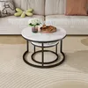 okwish 2-in-1-Couchtisch Tischplatte in Marmoroptik, Produktbild-Vorschau 3