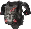 protezione corpo A-6, ALPINESTARS (nero antracite/rosso, Anteprima dell’immagine prodotto 1