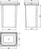 Ersatzeimer 10 Liter anthrazit für COX BASE System / Eimer Produktbild-Vorschau 6