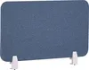 BELIANI Stolní přepážka modrá látkový potah 72 x 40 cm Náhled obrázku produktu 1