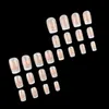 GKA Künstliche Fingernägel natur mit silber Glitter 24p G21 Produktbild-Vorschau 3