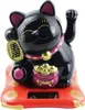 Glückskatze Maneki-neko Talisman schwarz Solar 7,5cm Produktbild-Vorschau 1