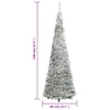 vidaXL Sapin de Noël Pop-Up Artificiel enneigé 50 LED 120 Voir les images du produit 7