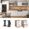 Meuble cuisine Vicco R-Line Blanc Haute brillance 60cm avec Voir les images du produit 3