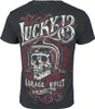 Lucky 13 T-Shirt Herren Skull Built schwarz L Produktbild-Vorschau 3