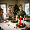 4X sviečka na adventný veniec 5 cm (zlatá) - univerzálna na Náhľad obrázku produktu 4