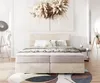 DELIFE Boxspringbett Dream-Well 180x200 cm Cord Beige mit Produktbild-Vorschau 2