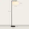 HOMCOM Vloerlamp, E27 fitting, voor woonkamer, ijzeren Productafbeelding-voorbeeld 3