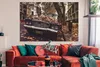 MuchoWow® Poster Auto - Herbstblätter - Landleben 180x120 Produktbild-Vorschau 2