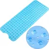 A blue anti-slip bath mat with suction cups is shown on a white background. Anteprima dell’immagine prodotto