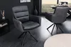 riess-ambiente Drehbarer Design Stuhl BIG GEORGE schwarz Produktbild-Vorschau 5