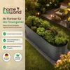 HomeLuxWorld Hochbeet Metall 160x80x80 cm Anthrazit Produktbild-Vorschau 8