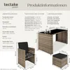 TecTake 403563, Braun, 2 Sitz(e), Erwachsene & Kinder, Produktbild-Vorschau 5
